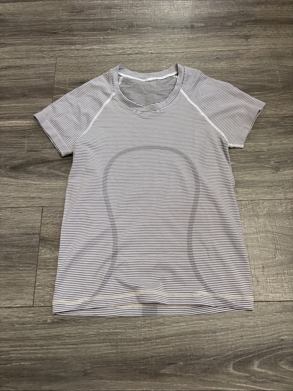 lululemon striped swiftly tech short sleeve